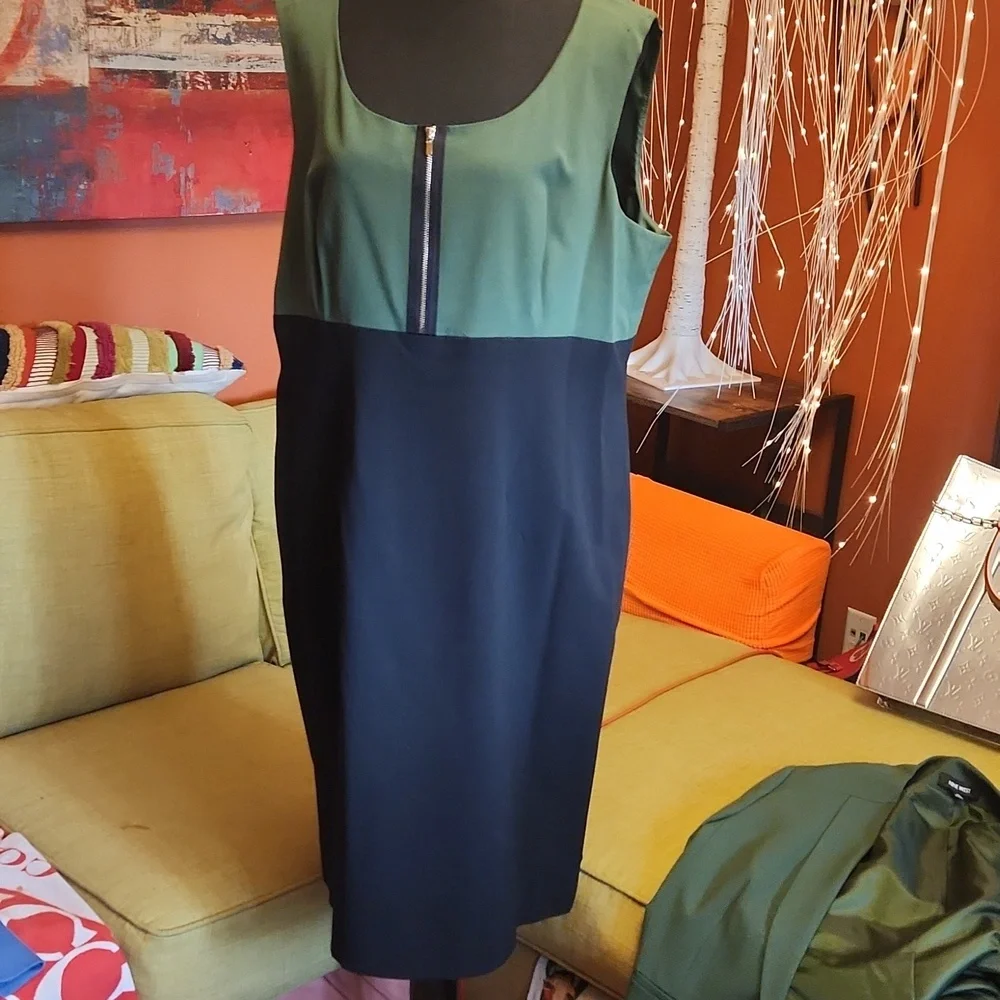 Nine West Green Blazer Suit Jacket Professional - Picture 5 of 6